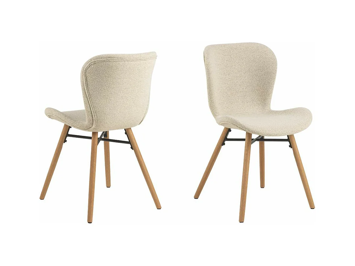 BatildaA1 chaise de salle à manger beige.