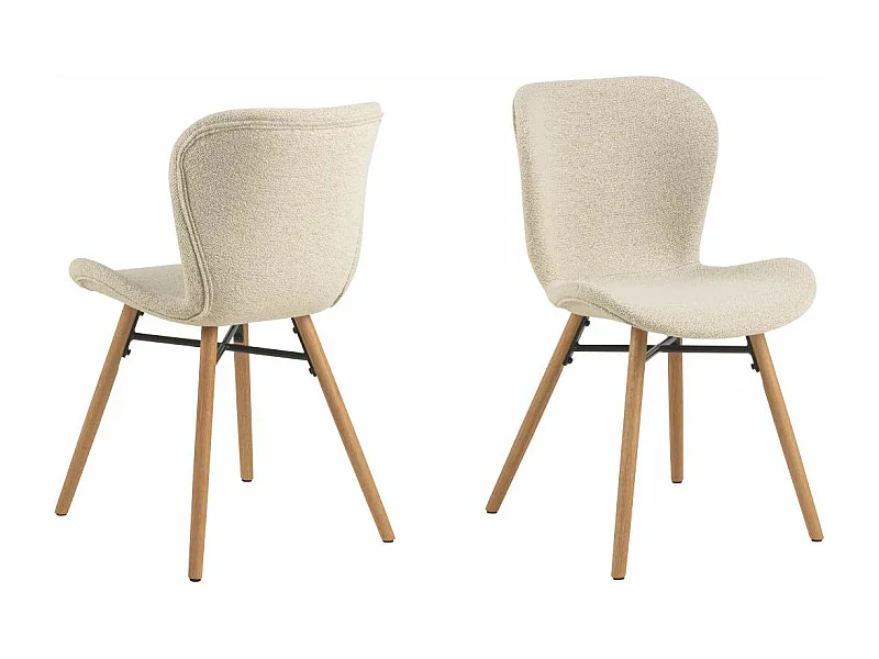 BatildaA1 chaise de salle à manger beige.