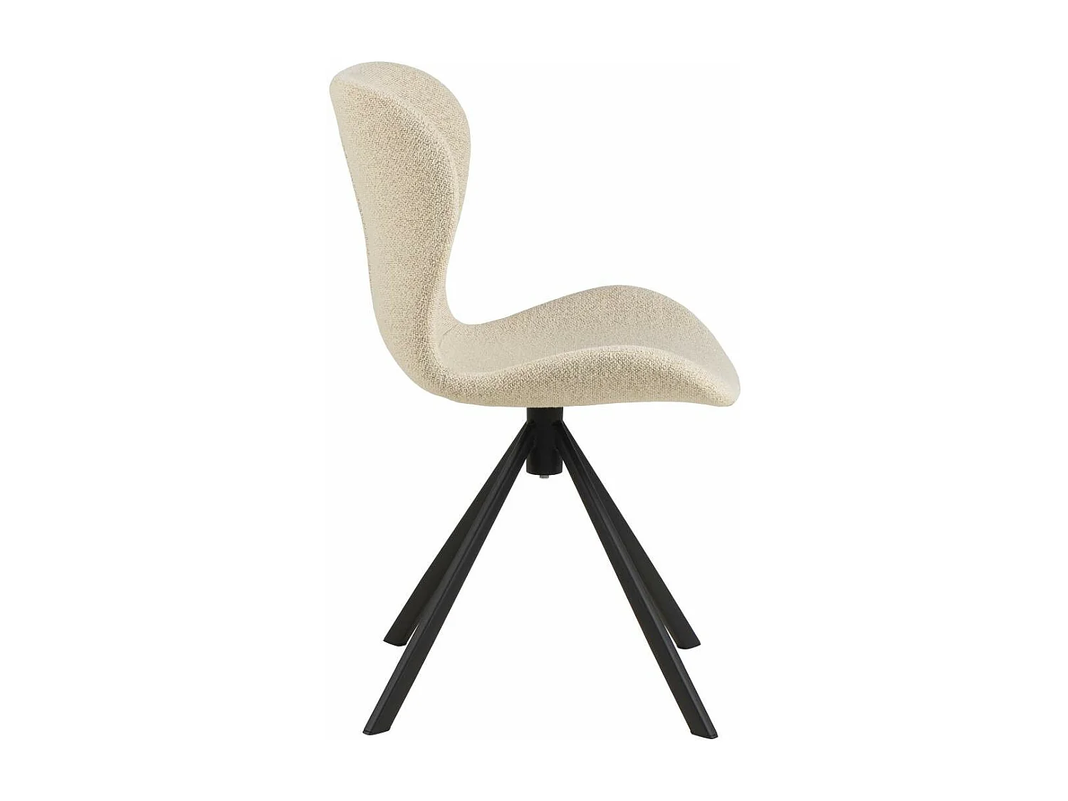 BatildaA1 chaise de salle à manger fonction pivotante beige.