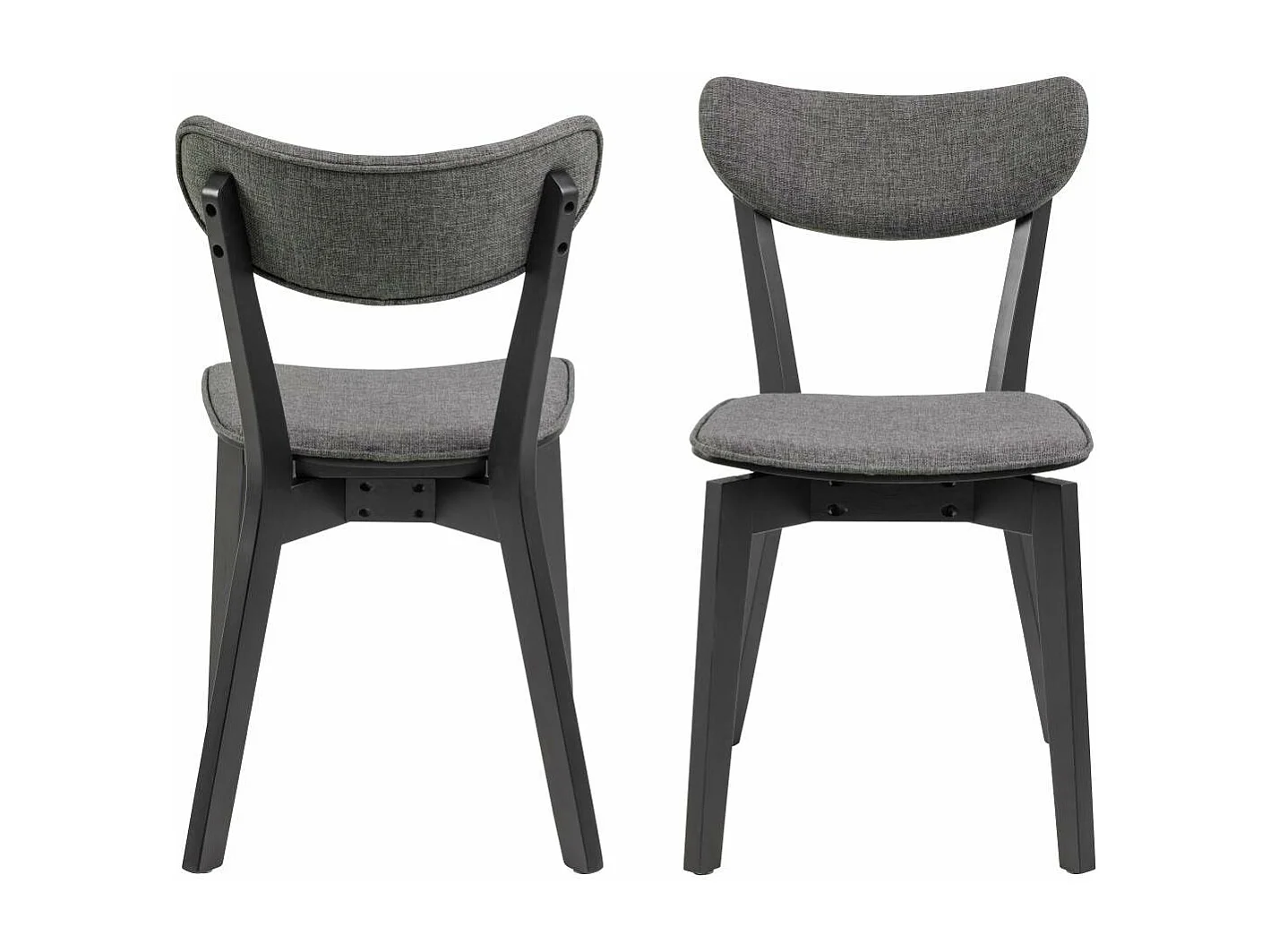 Sedia da pranzo Roxby grigia.