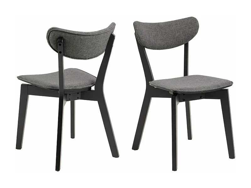 Silla de comedor Roxby gris.