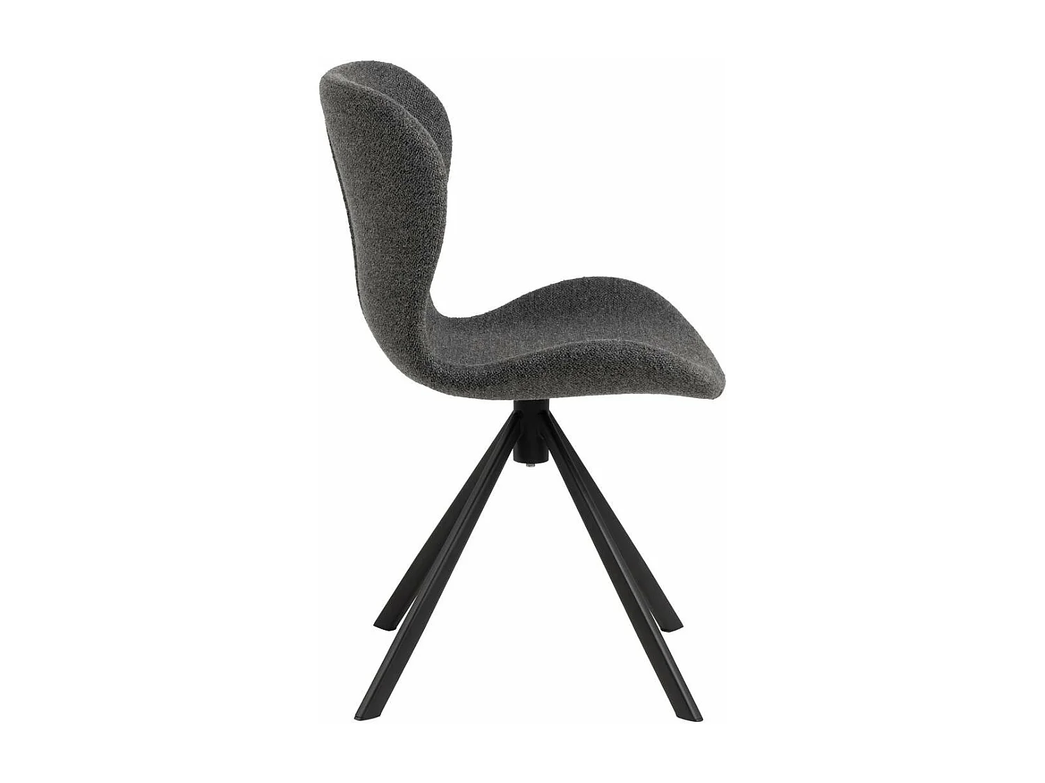 BatildaA1 Esszimmerstuhl Drehfunktion grau.