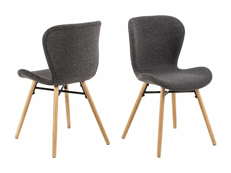 BatildaA1 Esszimmerstuhl grau.