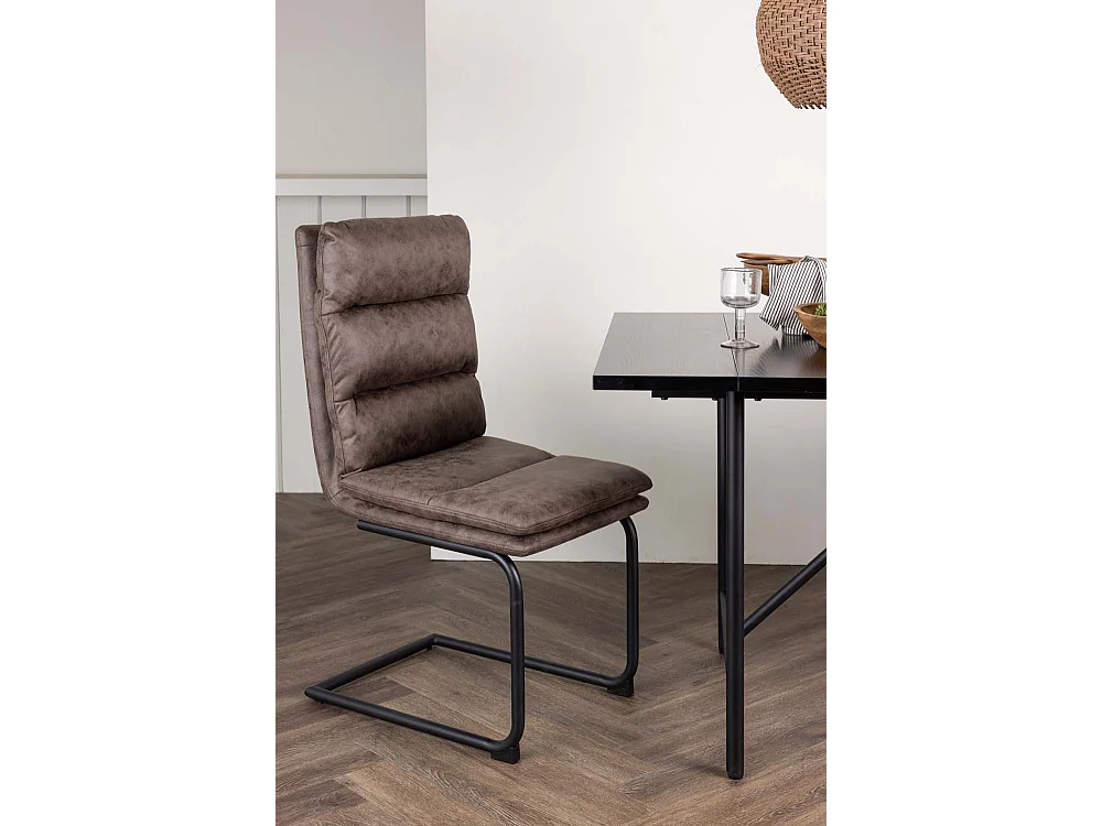 Zizo chaise de salle à manger marron