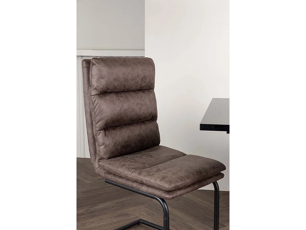 Zizo chaise de salle à manger marron