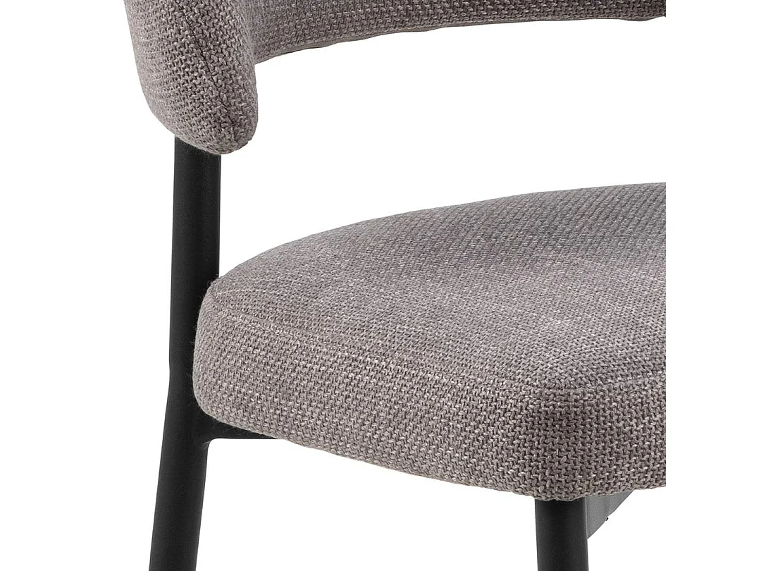 Edina chaise de salle à manger marron.