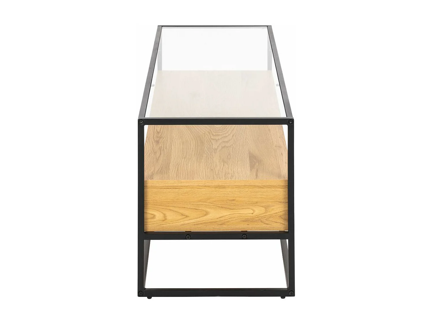 Randolf meuble tV 3 tablettes chêne décor.