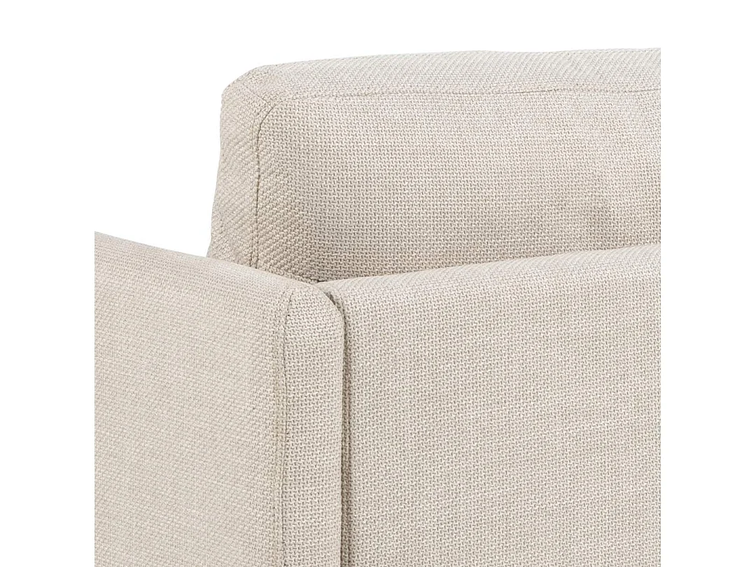 Milly canapé chaise longue tourné vers la droite ou la gauche beige.