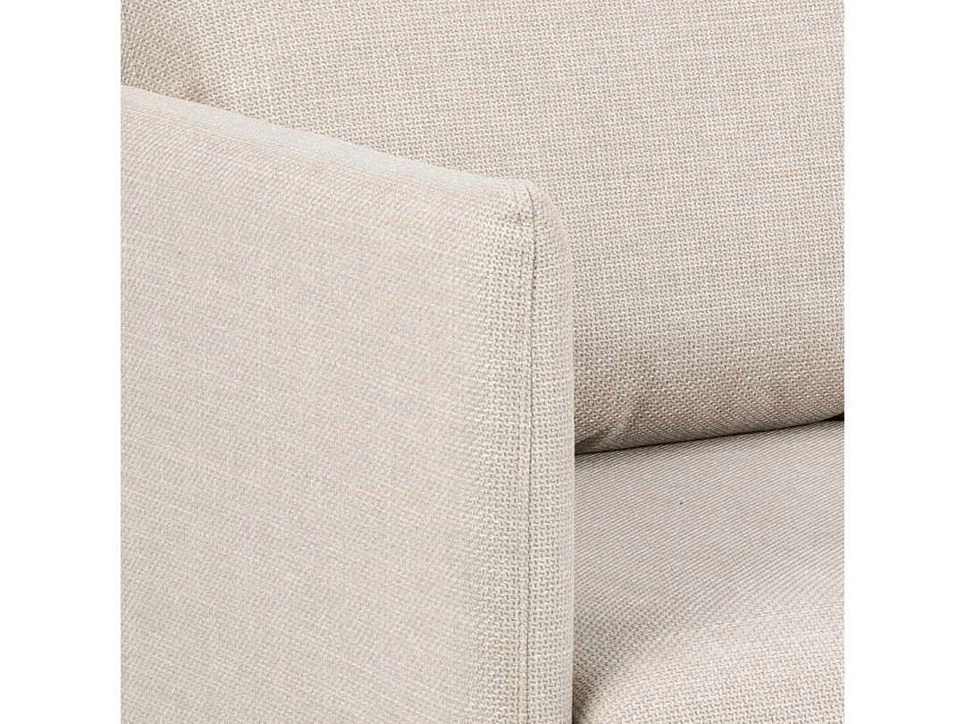 Milly canapé chaise longue tourné vers la droite ou la gauche beige.