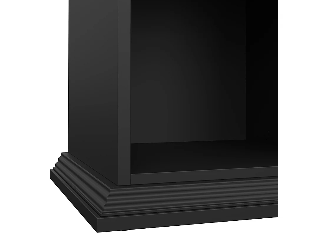 North Nachttisch 1 Schublade schwarz matt.