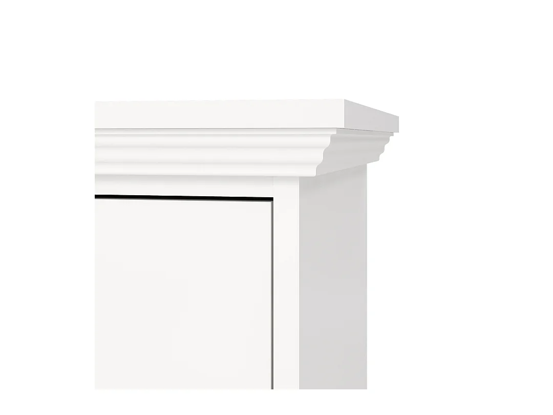 North table de nuit 1 tiroir blanc.