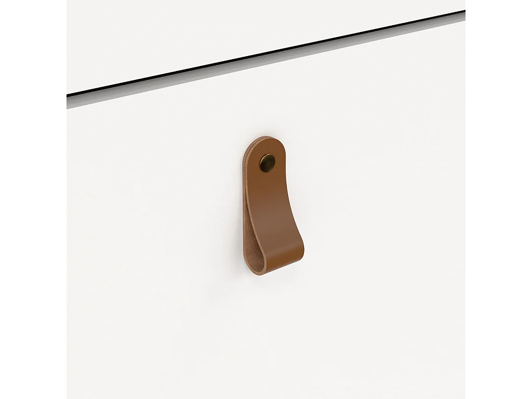 Madrid meuble à chaussures 2 claquement de portes blanc.