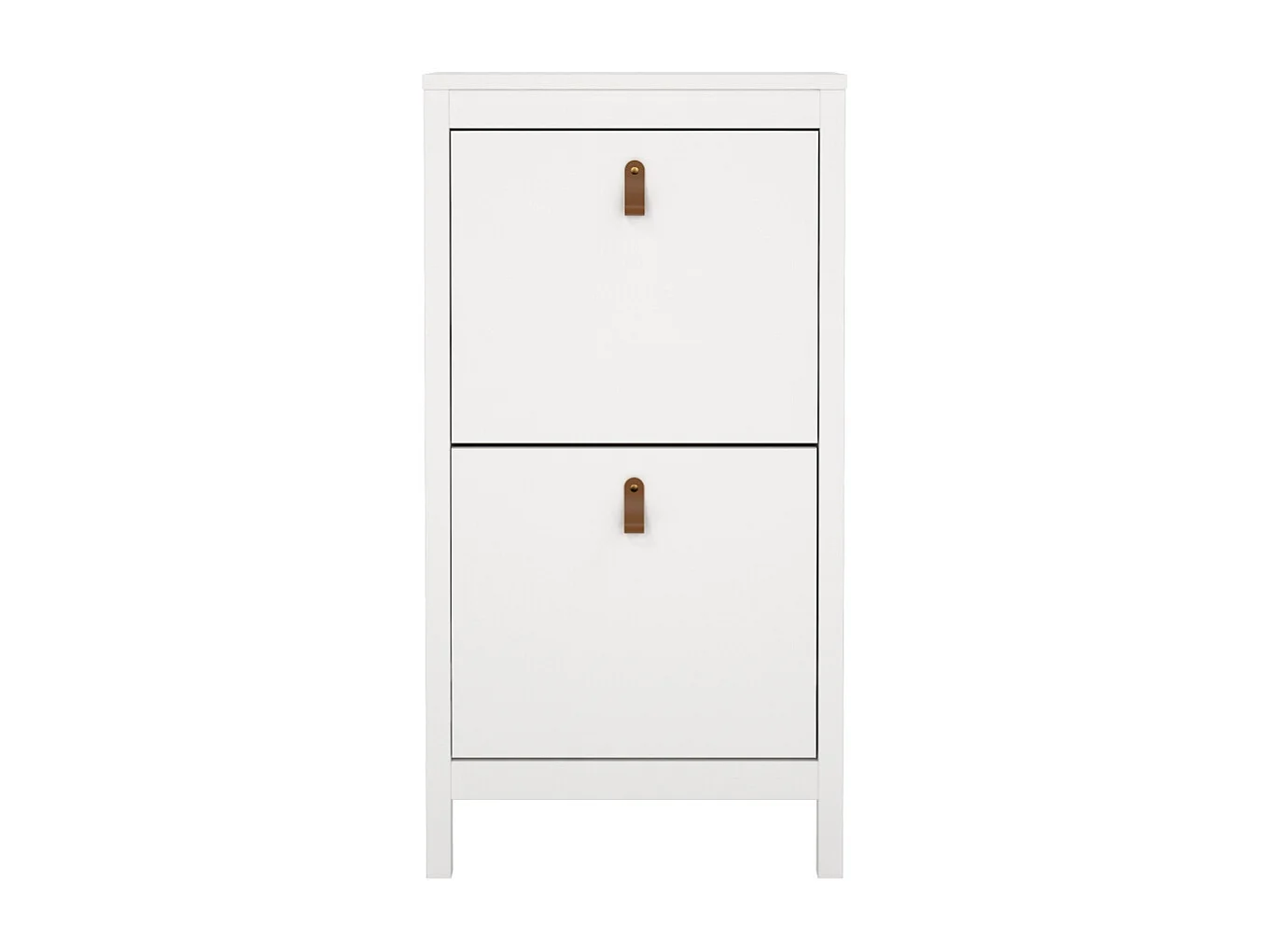 Madrid meuble à chaussures 2 claquement de portes blanc.