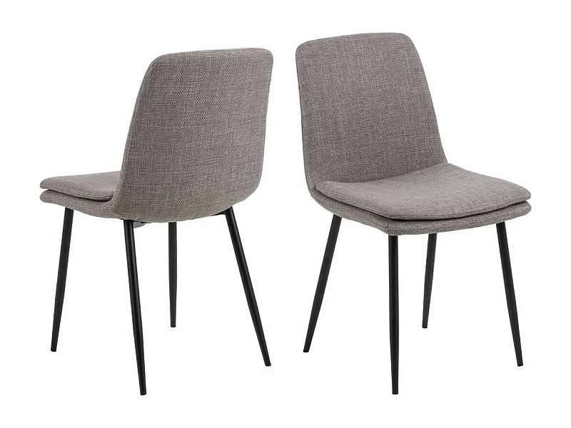 Becca chaise de salle à manger marron.