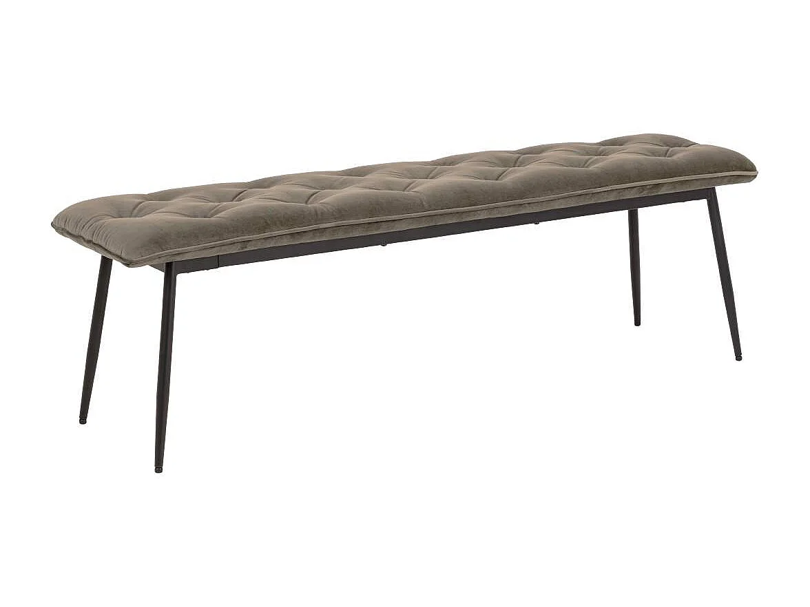 Brooke banc velours beige.