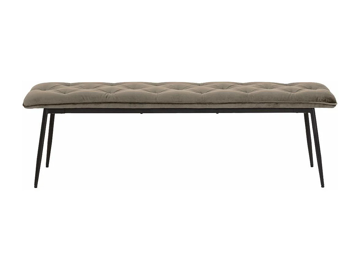 Brooke banc velours beige.