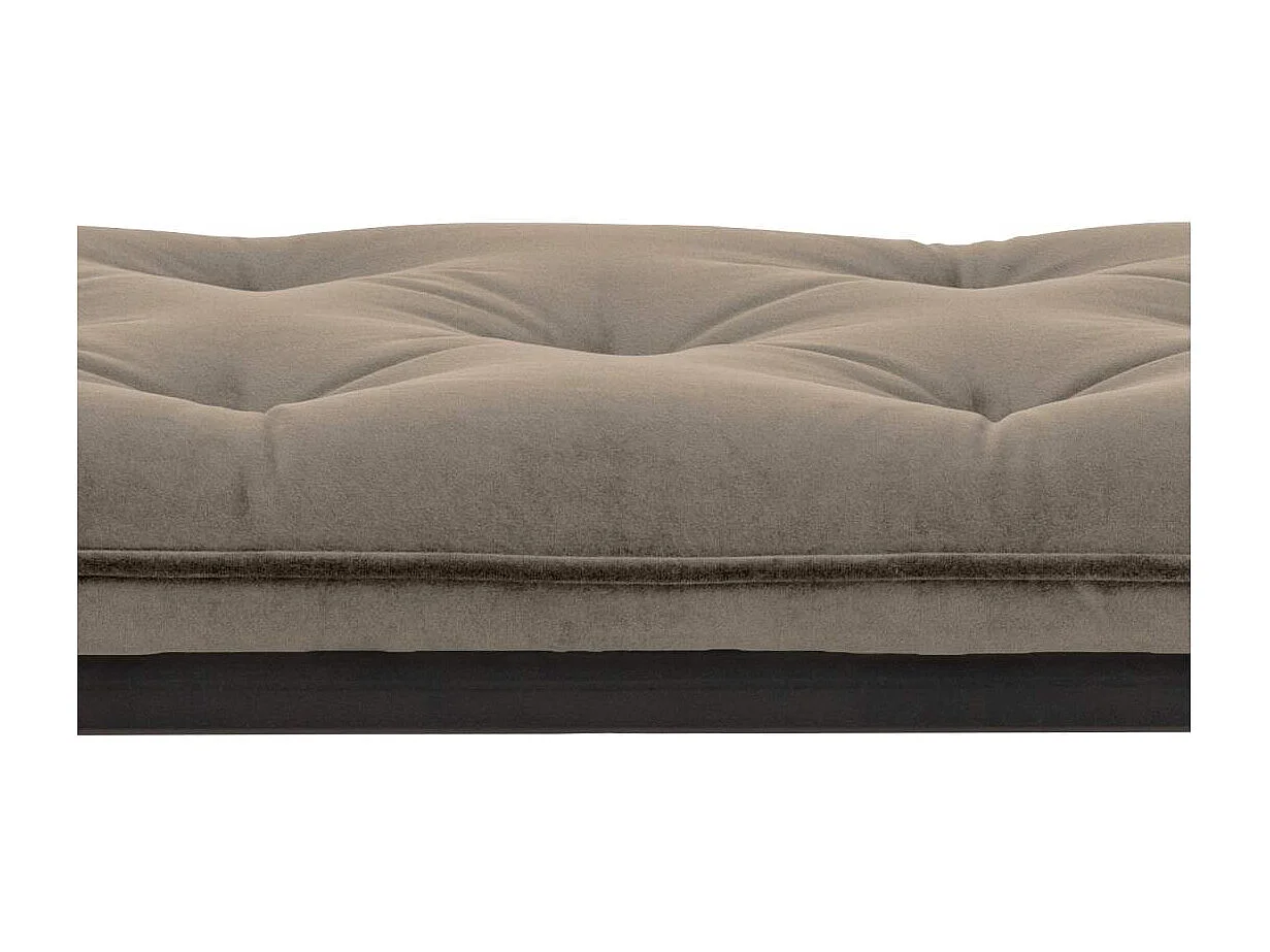 Brooke banc velours beige.