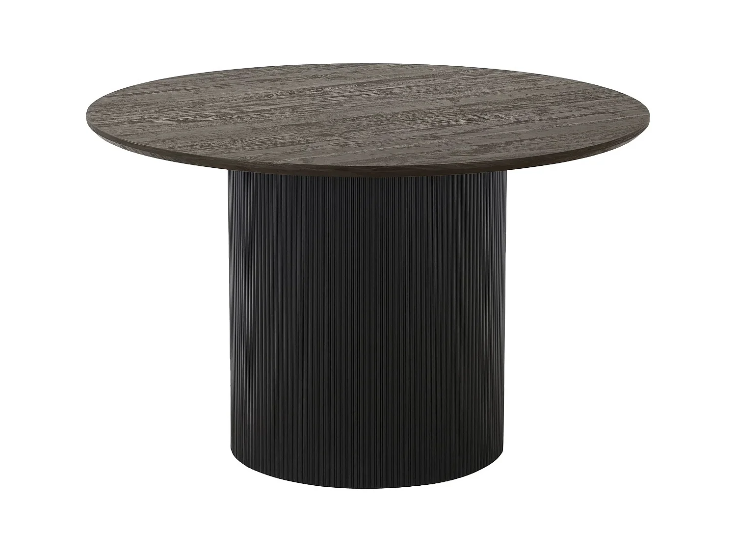 Souka licht eiken melamine uitschuifbare tafel 160-200 cm-Kleur Bruin
