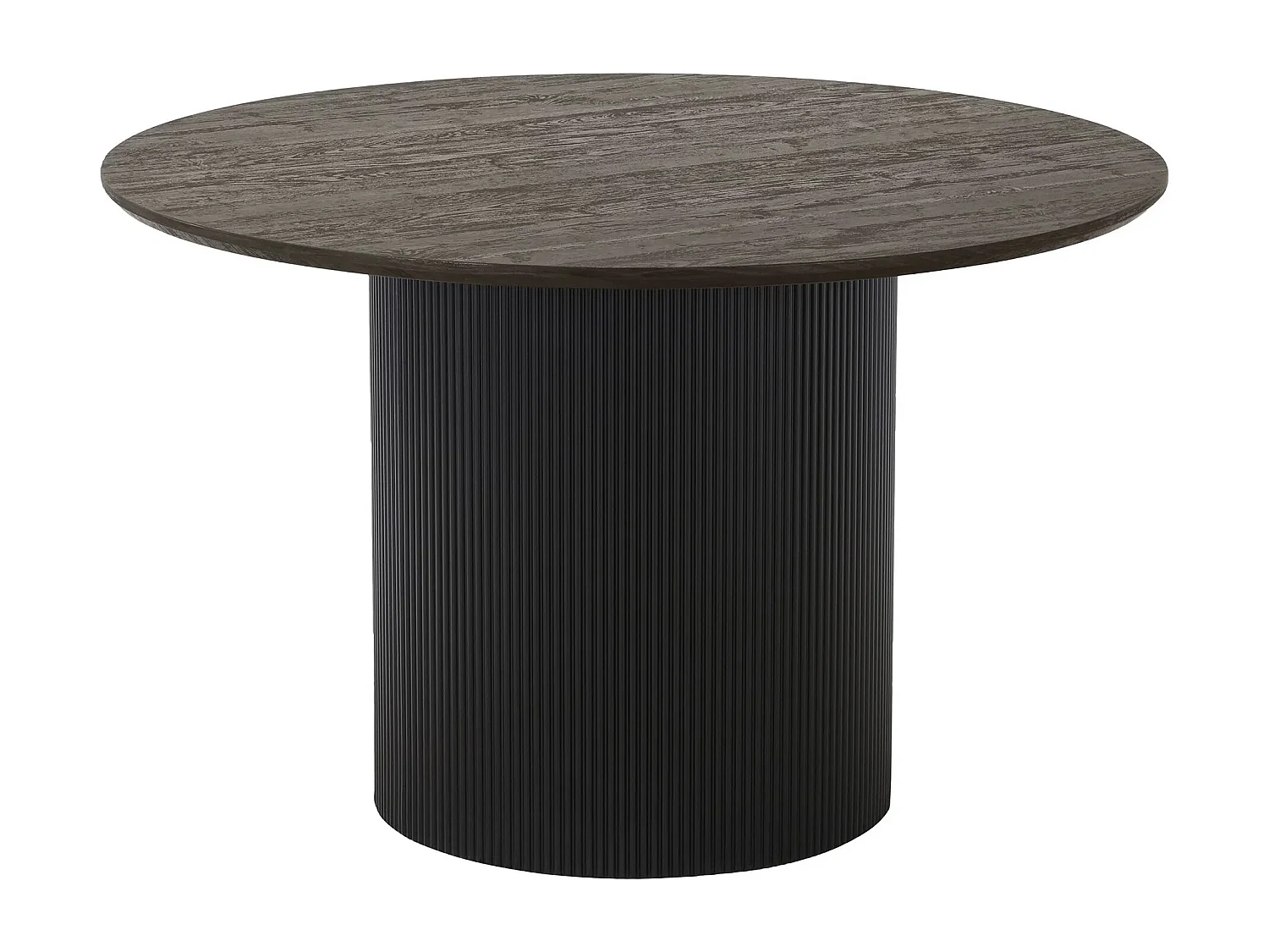 Souka licht eiken melamine uitschuifbare tafel 160-200 cm-Kleur Bruin