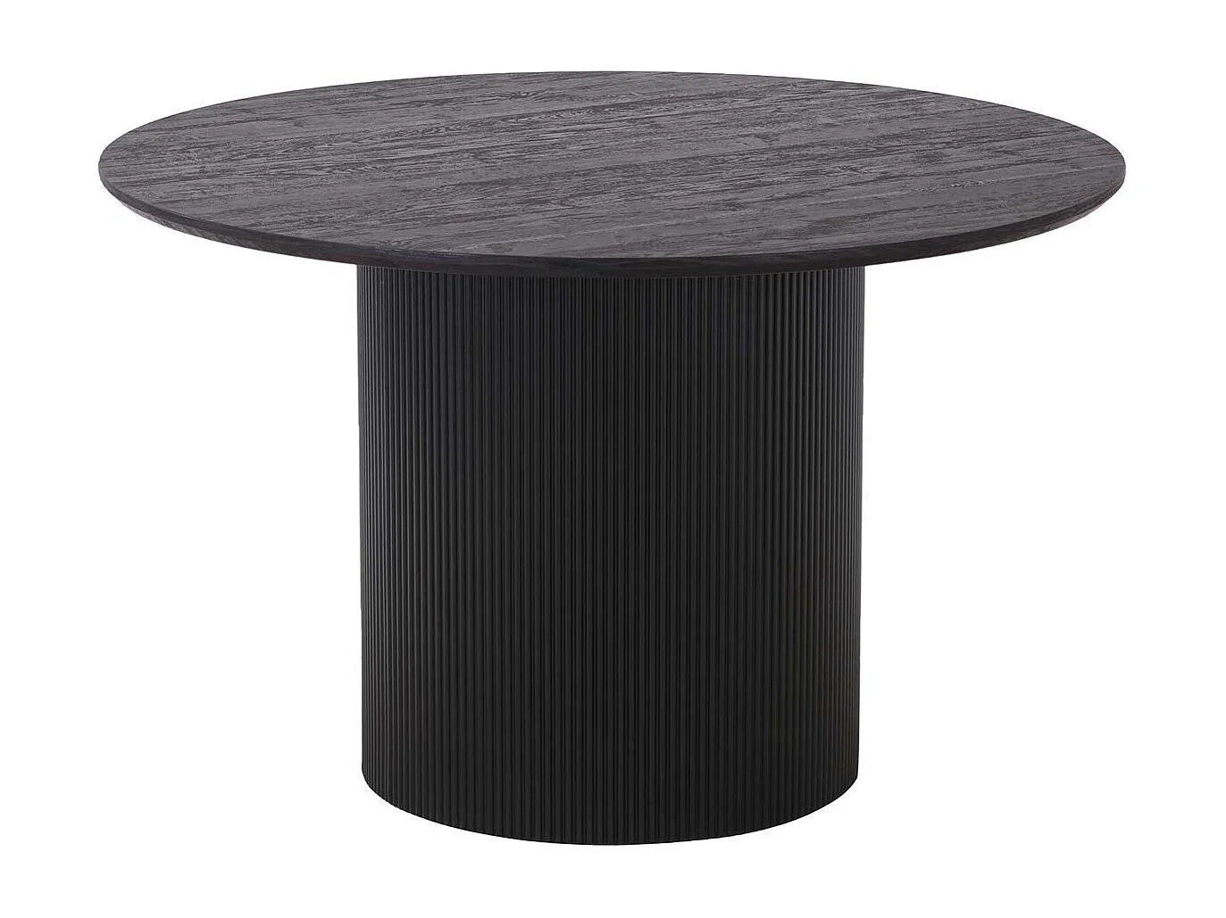 Boavista table de salle à manger Ø120cm marron foncé.