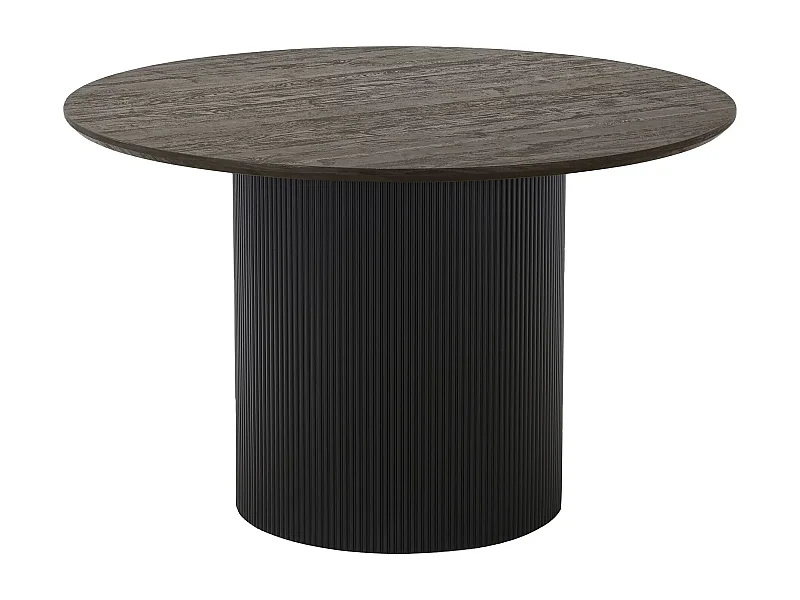 Souka licht eiken melamine uitschuifbare tafel 160-200 cm-Kleur Bruin