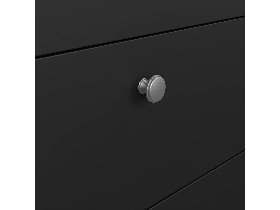 Madrid buffet 2 portes 3 tiroirs noir mat.
