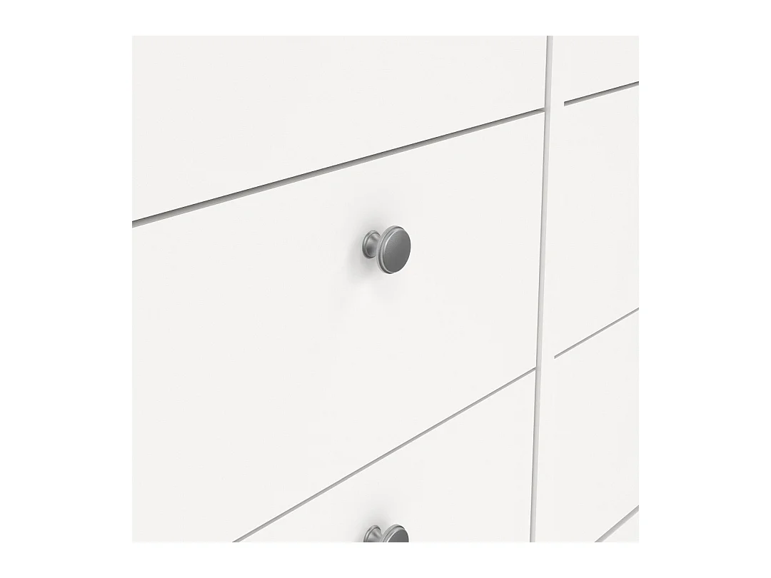 Madrid commode 8 tiroirs blanc.