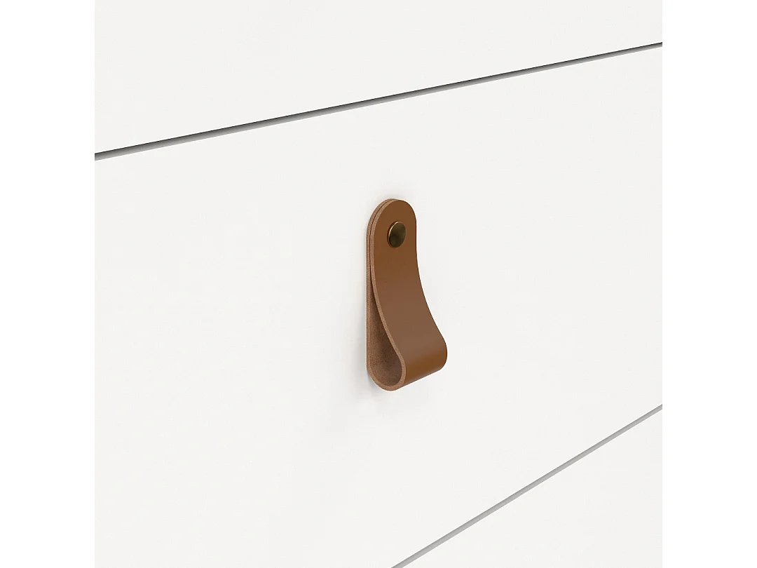 Madrid buffet 2 portes 3 tiroirs blanc.