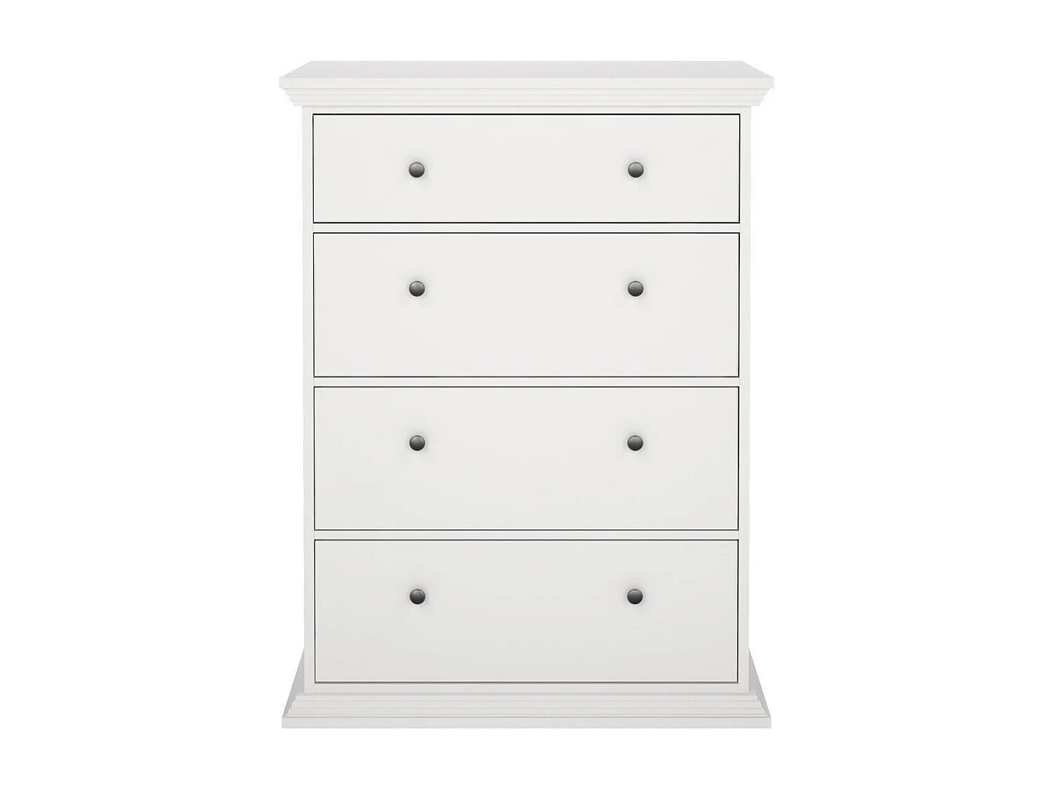 North kommode 4 laden wit.