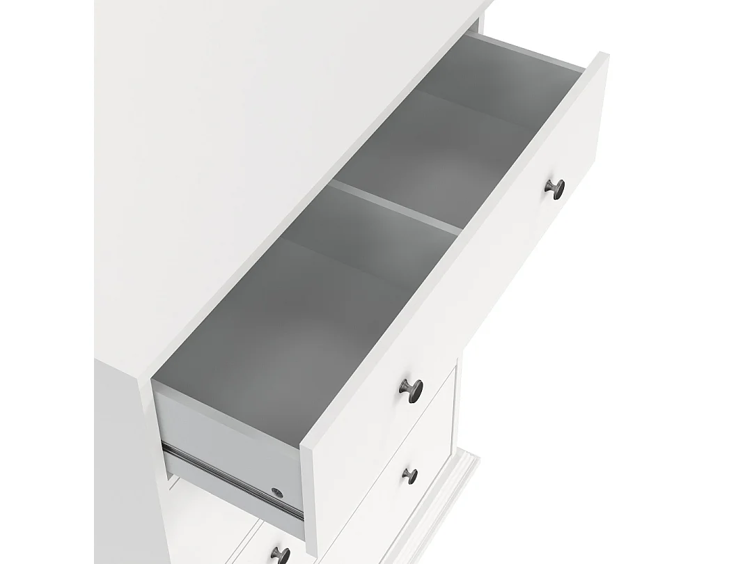 North kommode 4 laden wit.