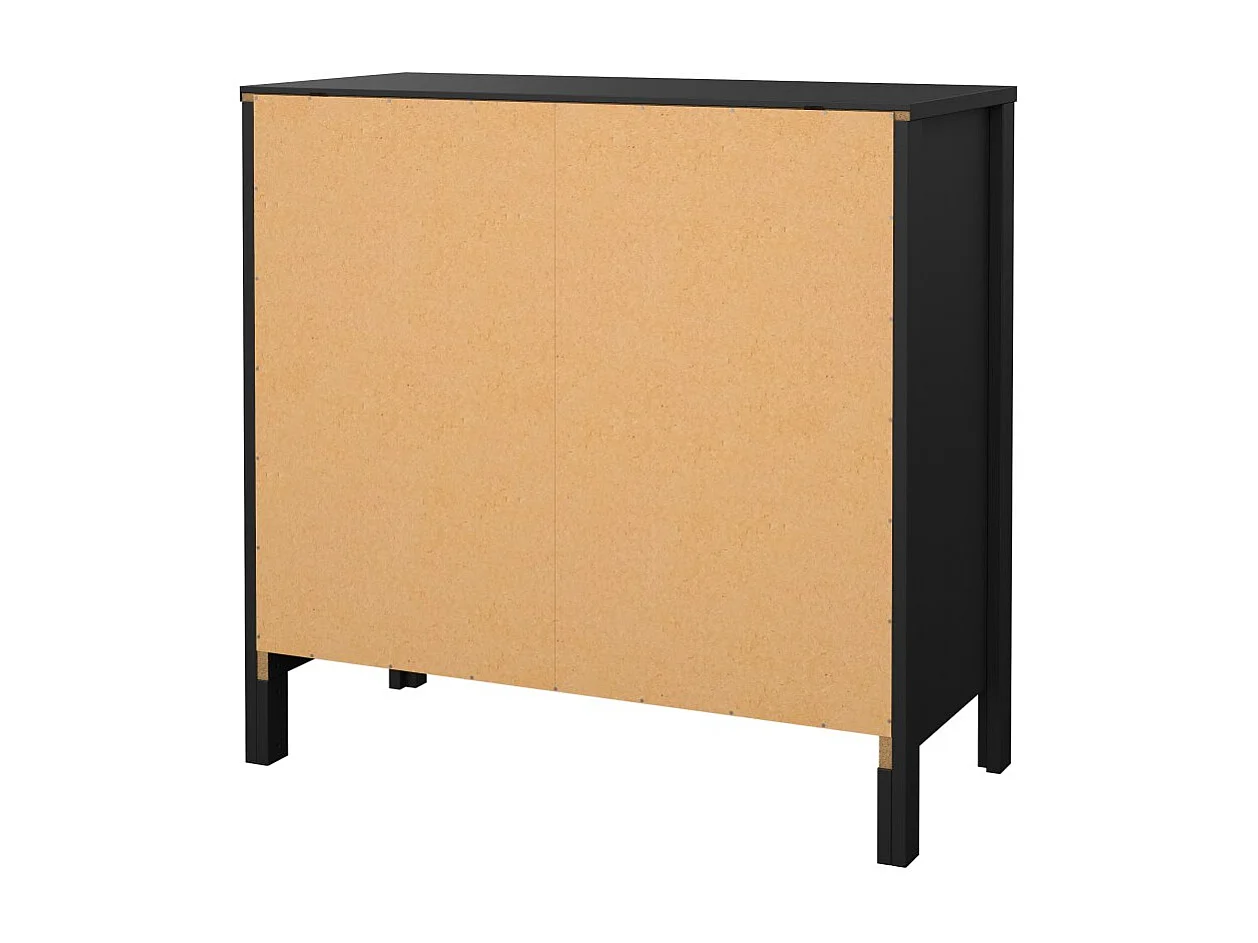 Madrid Sideboard 2 Türen 1 Schublade schwarz matt.