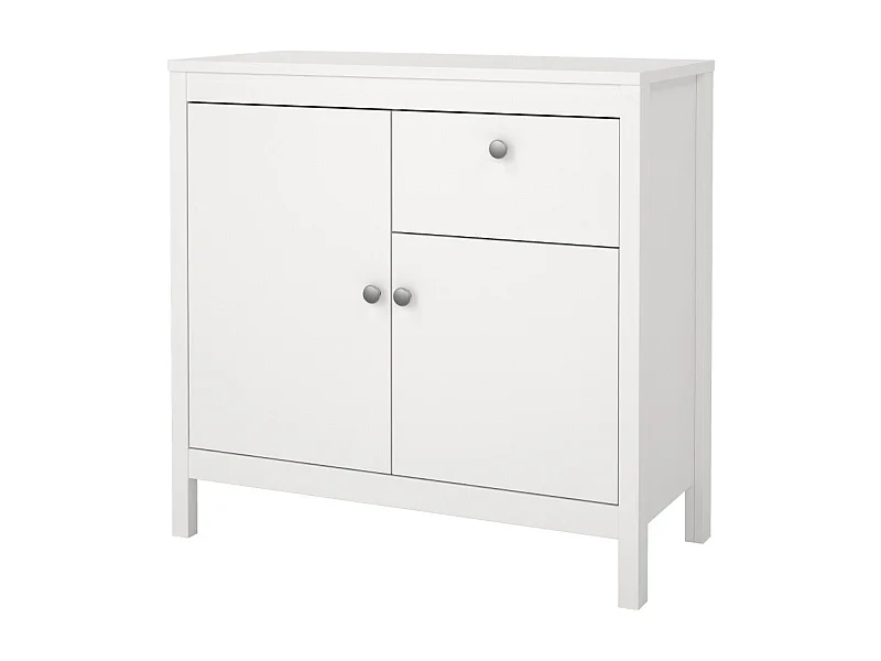 Madrid Sideboard 2 Türen 1 Schublade weiß.