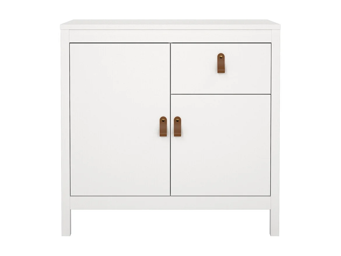 Madrid buffet 2 portes 1 tiroir blanc.