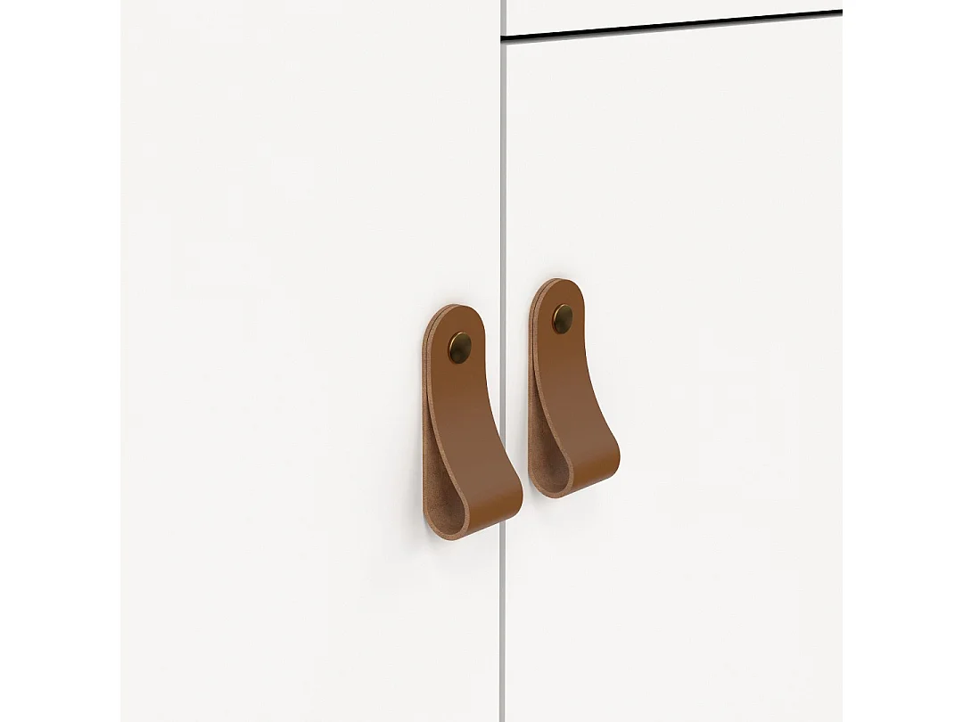 Madrid buffet 2 portes 1 tiroir blanc.