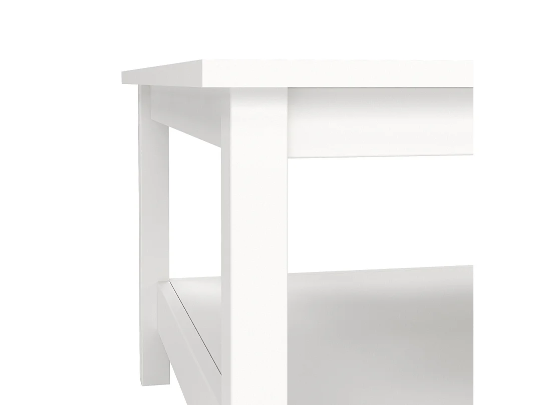 Madrid table basse 1 tablette blanc.
