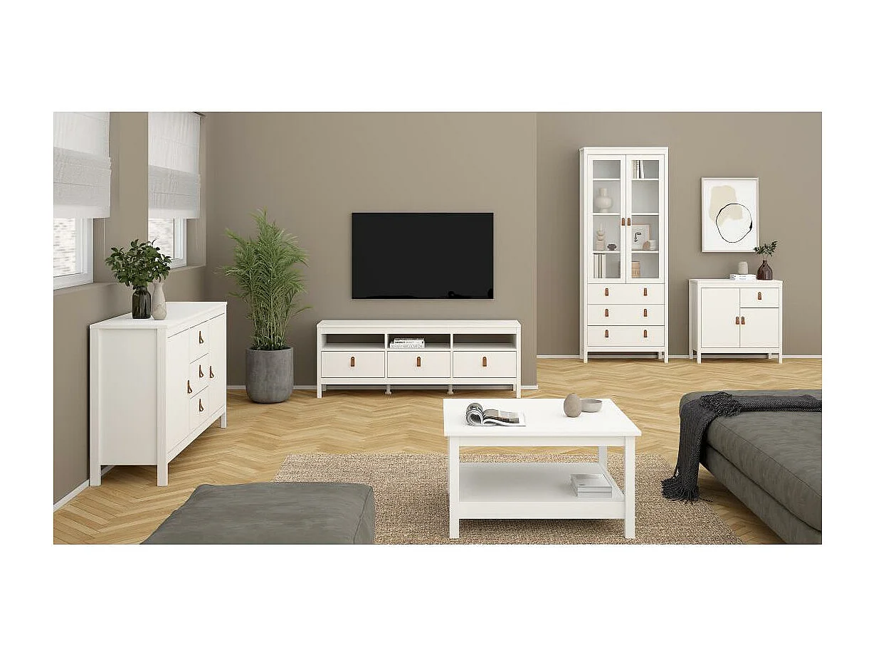 Madrid table basse 1 tablette blanc.