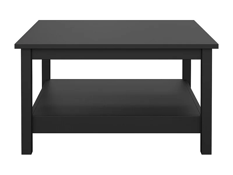 Madrid table basse 1 tablette noir mat.