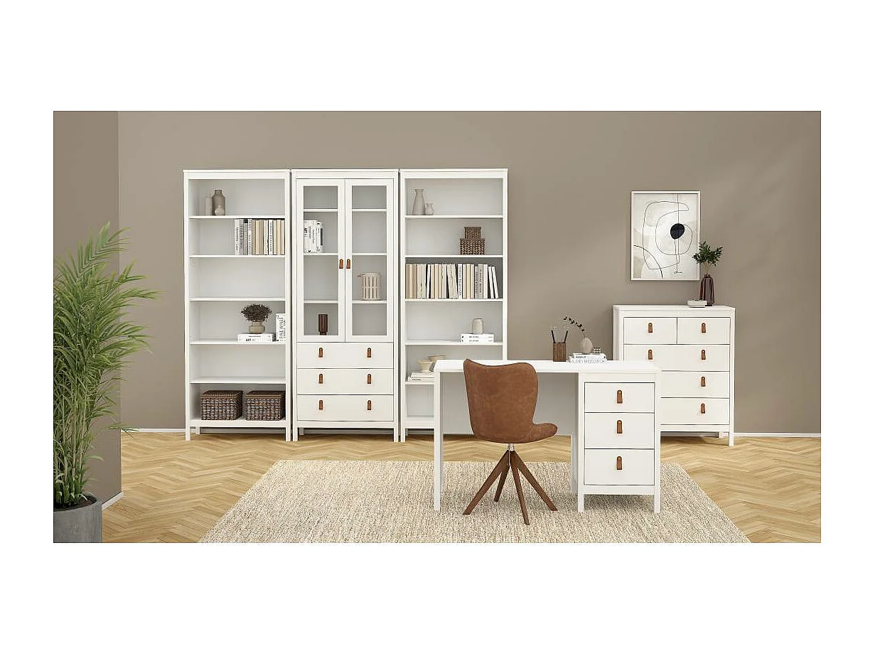 Madrid bibliothèque blanc.