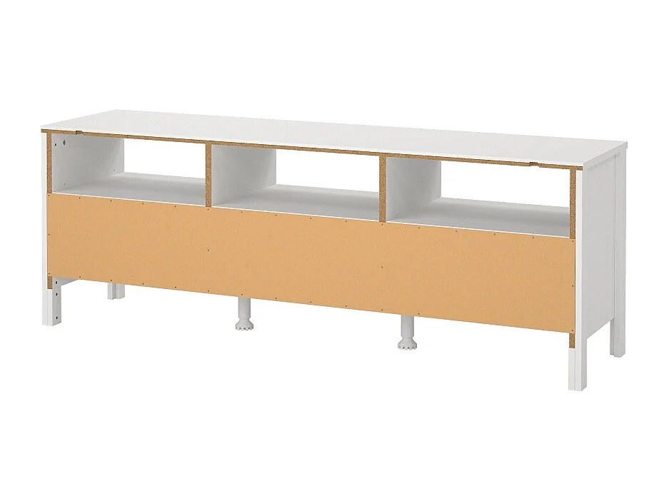 Madrid TV Tisch 3 Schubladen weiß.