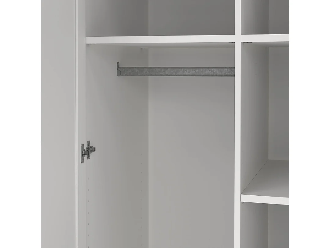 North Kleiderschrank 2 Türen weiß.