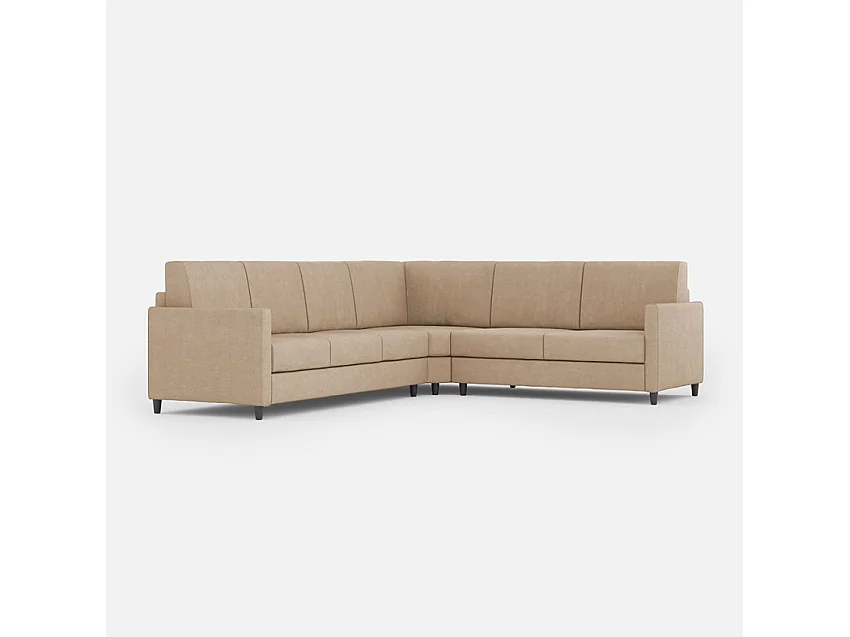 Cama Adele 130x200 sin somier ocre