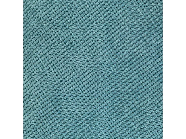 Sofá recto italiano moderno en tela azul petróleo Korane - 3 tamaños-Talla 198 cm