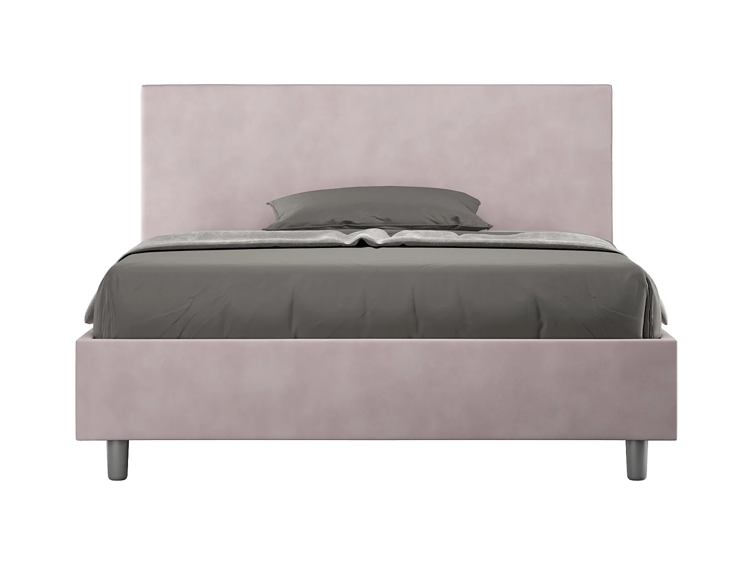 Letto Adele 130x210 rete e contenitore glicine