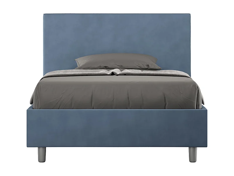 Cama Adele 110x190 base y contenedor azul