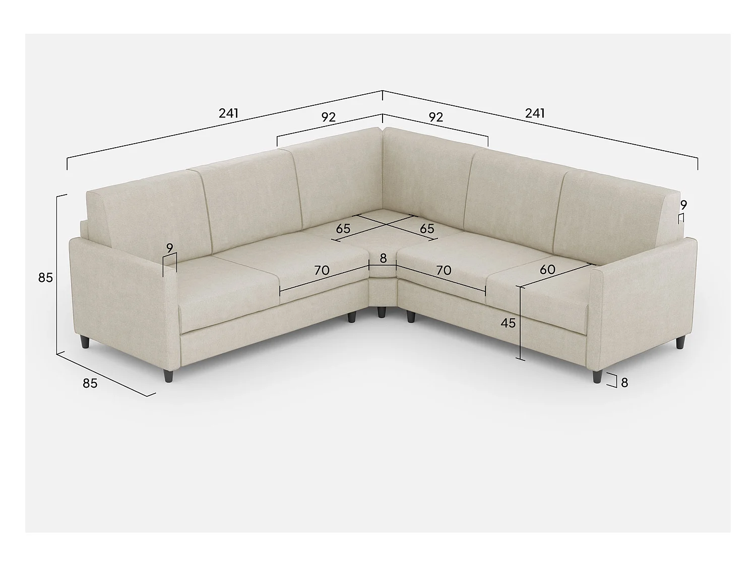 Adèle bed 130x200 met okerkleurige bodem
