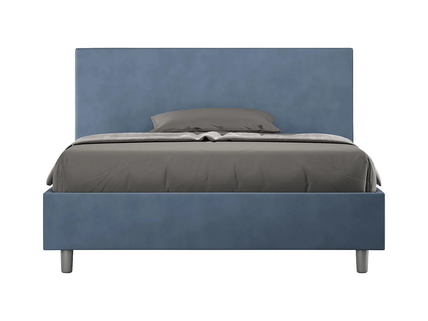 Adele bed 130x210 blauwe basis en bak