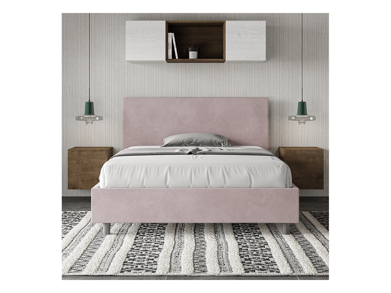Adele bed 130x210 met glycine bodem