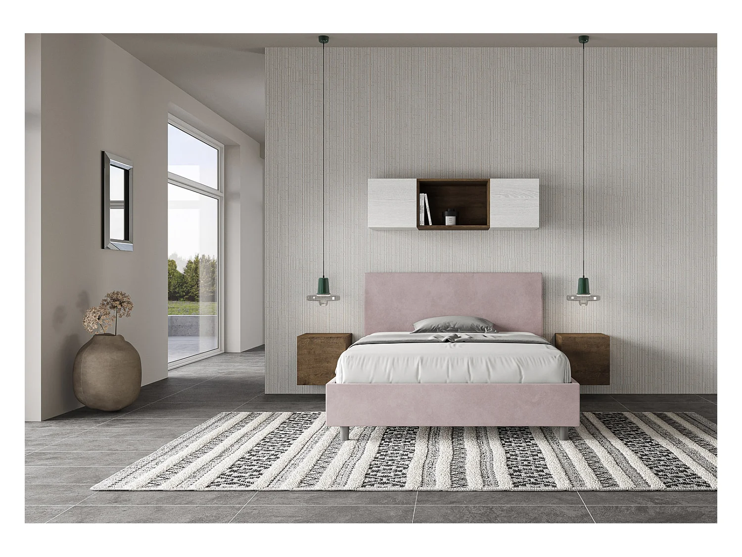 Adele bed 130x210 met glycine bodem