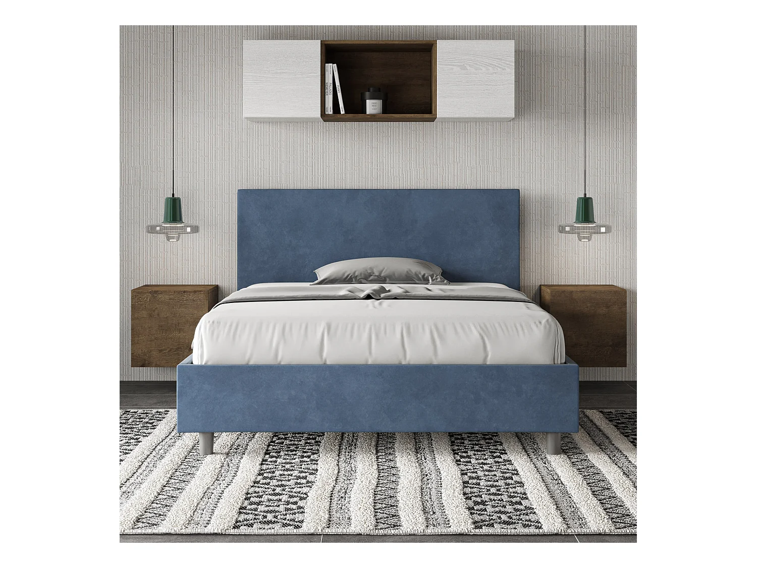Adèle bed 130x210 zonder blauwe bodem