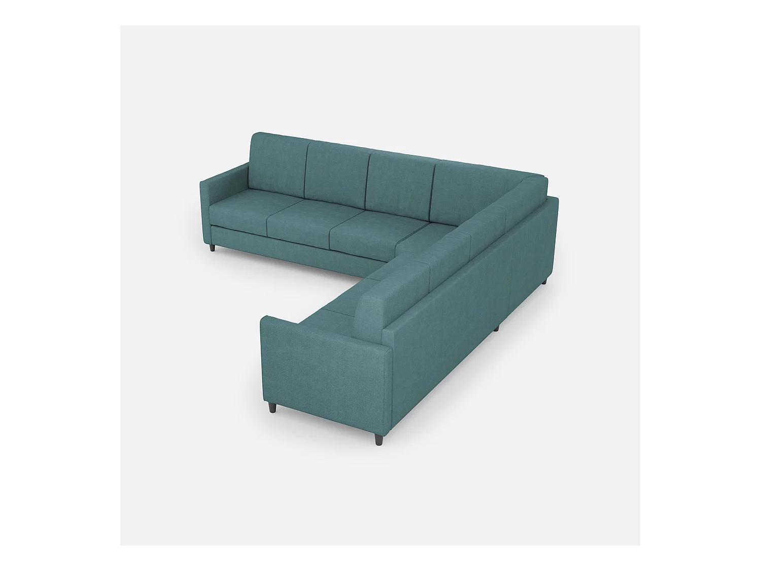 Adele bed 130x210 grijs onderstel en bak